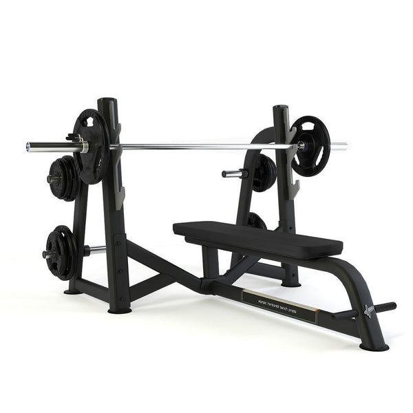 PULSE Fitness Club Line Olympic Horizontal Bench Press | Gym and Fitness NZ